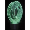Link 3D Corkscrew Lighting Laser Cut Precision Multi Colored LED Night Light Lamp - Great For Bedrooms, Dorms, Dens, Offices and More! - 4 of 4