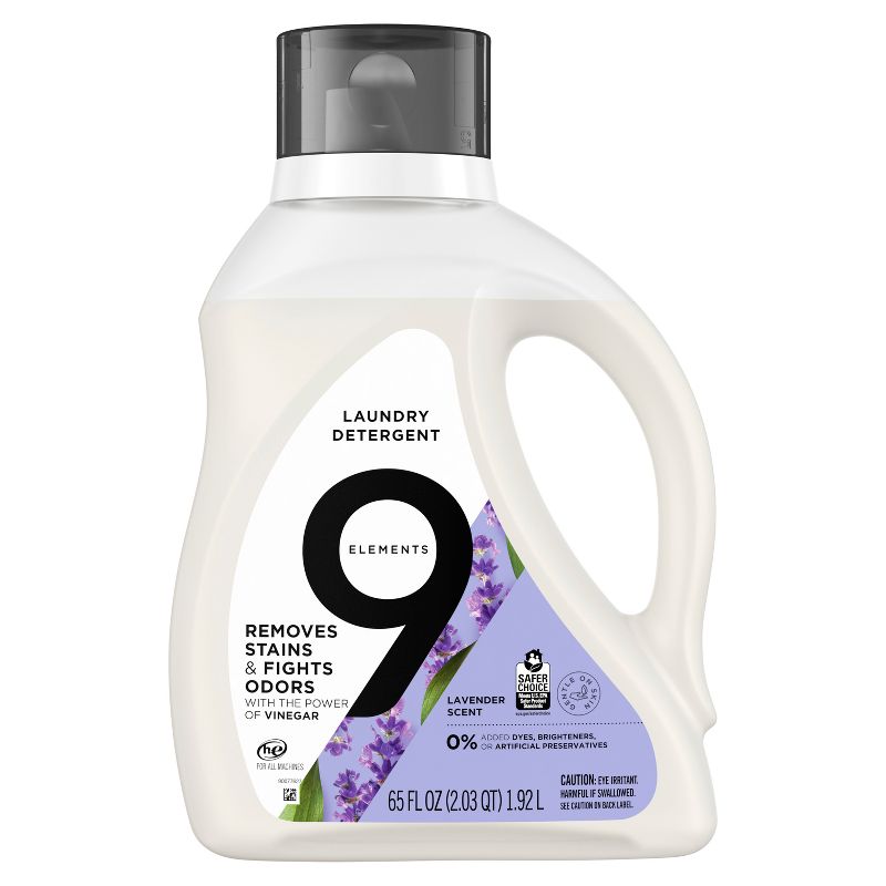 9 Elements LQ Laundry Detergent - Lavender, 2 of 5