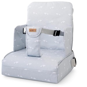 SARO Portable Booster Seat for Babies and Toddlers – 2-in-1 Travel High Chair and Diaper Bag | Lightweight, Foldable, Washable - 1 of 4