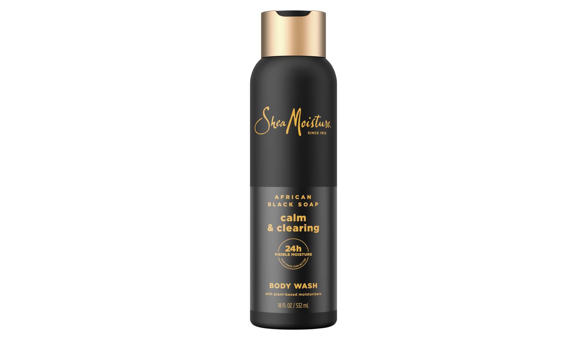 SheaMoisture Body Wash Calm & Clearing - African Black Soap with Aloe & Vitamin E  - 18 fl oz