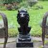 Emsco Garden Lion Outdoor Garden Statue - Black - 3 of 3