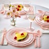 Silver Spoons Elegant Disposable Plastic Plates for Party, Heavy Duty Disposable Dinner Set (20 PC) - 2 of 3