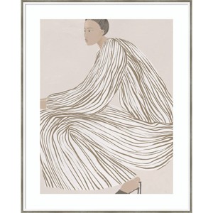 33"x41" Delilah Dazzling by Urban Road, Giclee Print & Fir Wood Frame - Amanti Art - 1 of 4