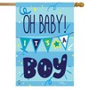 Baby Boy Double-Sided House Flag 28" x 40" Briarwood Lane - 2 of 4