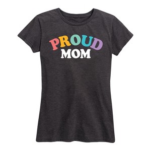 Women's - Instant Message - Proud Mom Short Sleeve Graphic T-Shirt - 1 of 4