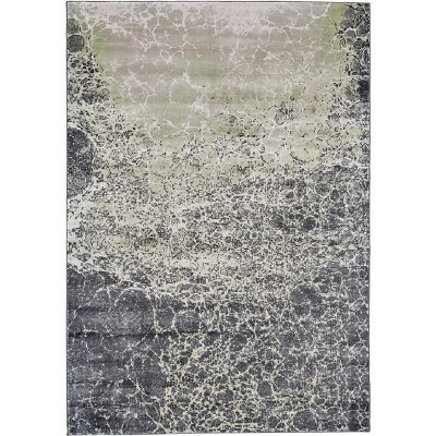 Katari Transitional Watercolor Gray/Green/Ivory Area Rug