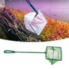 Unique Bargains Aquarium Fish Net Aquarium Fish Tank Accessories Small Fish Fine Net Green 5'' 3Pcs - 2 of 4
