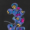 Boys' - Disney - Mickey Silhouette Expressive Pattern Graphic Long Sleeve Fleece Sweatshirt - 2 of 4