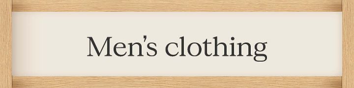 Men's clothing