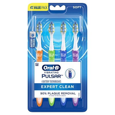 Oral-B Pulsar Expert Clean Battery Powered Toothbrush Soft Bristles