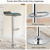 VECELO Adjustable Bar Stools Set of 2/4, Bar Height Stools for Kitchen Counter, Black/Brown/Gray/White - 4 of 4