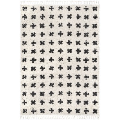 Nuloom Fatima Cross Cozy Shag Tassel Indoor Area Rug