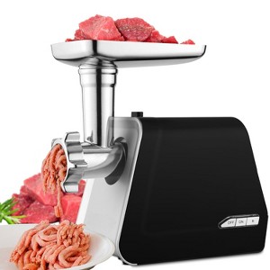 2000W 3-IN-1 Electric Meat Grinder and Sausage Maker with 3 Stainless Steel Plates and Stuffing Tubes - Home Kitchen Appliance - 1 of 4