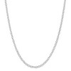 Black Bow Jewelry 3.5mm, Sterling Silver Fancy Solid Cable Link Necklace - 3 of 4
