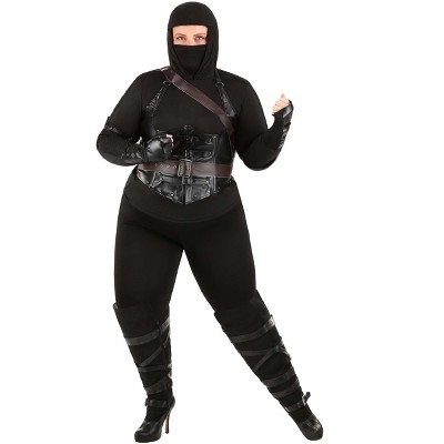 HalloweenCostumes.com X Large Men Ninja Assassin Costume for Men, Black