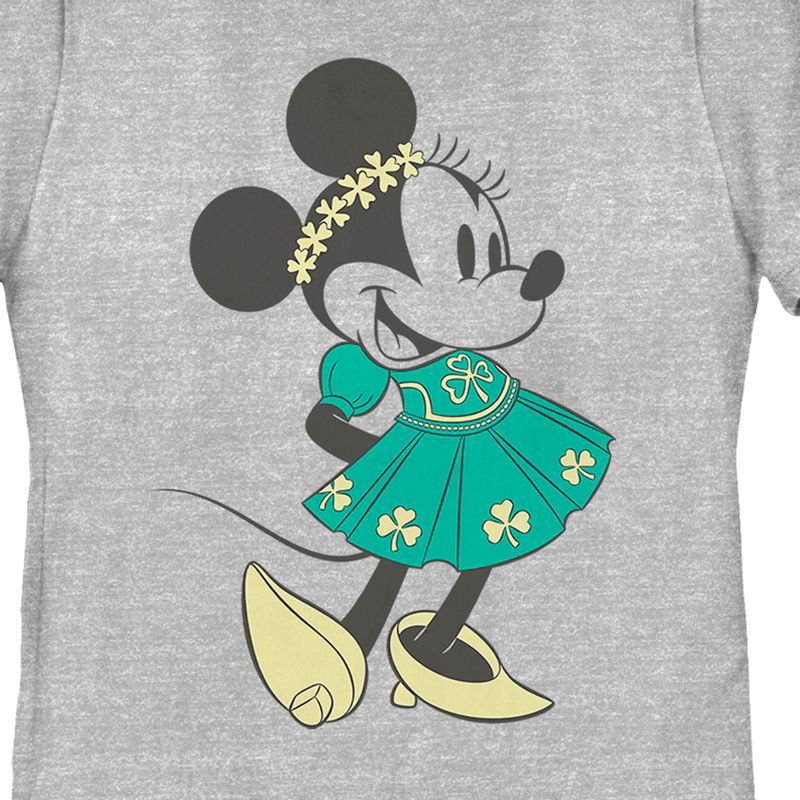 Women's Mickey & Friends Flower Girl Minnie T-Shirt, 2 of 5