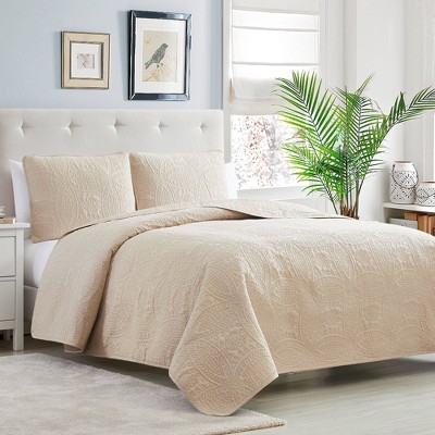 Mellanni Ultrasonic Quilted Coverlet Set