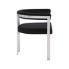 Meridian Furniture,Marcello Velvet Dining Chair, Set of 2 - 4 of 4