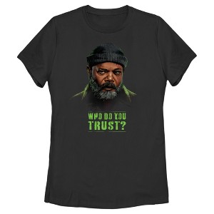 Women's Marvel: Secret Invasion Nick Fury Who Do You Trust T-Shirt - 1 of 4