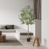 VEVOR Artificial Olive Tree, 6 FT Tall Faux Plant, Secure PE Material & Anti-Tip Tilt Protection Low-Maintenance Plant, for Home Office, Green - 2 of 4