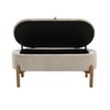 CAVINAS Modern Lift-Open Top Ottoman Bench with Cushioned Seat,Upholstered Storage Bench for Living Room - 4 of 4