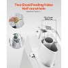 VEVOR Food Processor & Vegetable Chopper, 2 Feeding Holes  with Detachable 6 Blades, 3mm/5mm/7mm/10mm Shredder, 2mm/4mm Slicer, Silver - 4 of 4