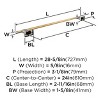 Amerock Esquire Wall Mounted Towel Bar - 4 of 4