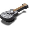 Crocs Jibbitz Sparkly Silver Guitar Shoe Charm | Jibbitz for Crocs - 2 of 3