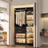 Besiost 40'' Freestanding Closet System with 10 Shelves, Closet Organizer - 2 of 4