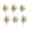 Melrose Glittered Cedar Spray (Set of 6) - 2 of 3