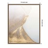 Amanti Art Gold Fusion VI by Julia Contacessi Canvas Wall Art Print Framed 16 x 20-in. - 4 of 4