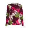 Lands' End Women's SunShade UPF 50 Long Sleeve Relaxed Rash Guard - 3 of 4
