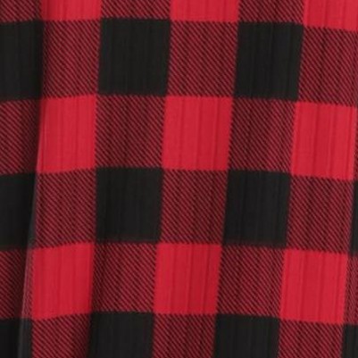 buffalo plaid red black