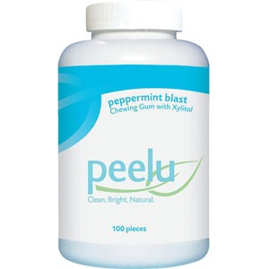 Peelu Peppermint Blast Chewing Gum with Xylitol - 1 of 2