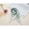 Allegra K Women's Satin Rhombus Stripe Print Summer Ponytail Neckerchief - 2 of 4