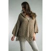 Women's Fringe Hoodie Cardigan - TEMPO PARIS - 2 of 3
