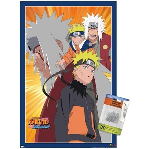 Trends International Naruto Shippuden - Naruto and Jiraiya Unframed Wall Poster Prints - 1 of 4