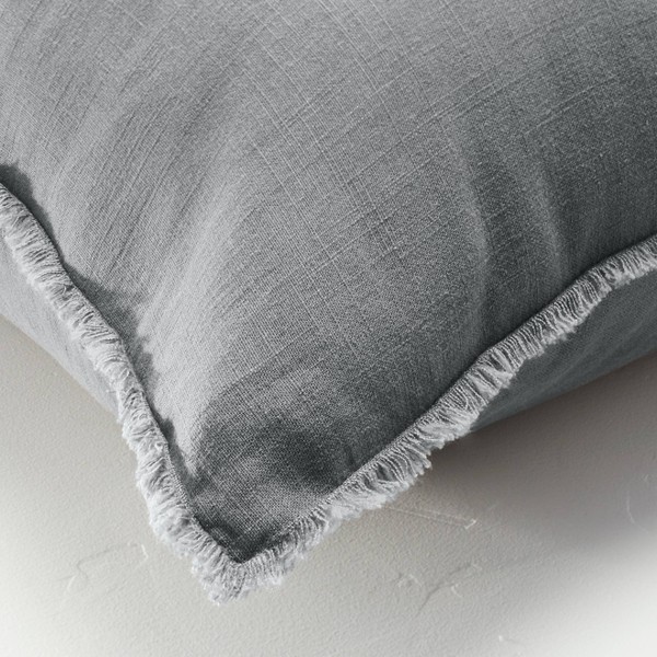 Almohada Decorativa King Euro de Mezcla de Lino Pesado - Casaluna™ 4