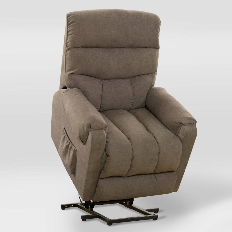 Dallas Power Lift Assist Upholstered Recliner - CorLiving, 4 of 13