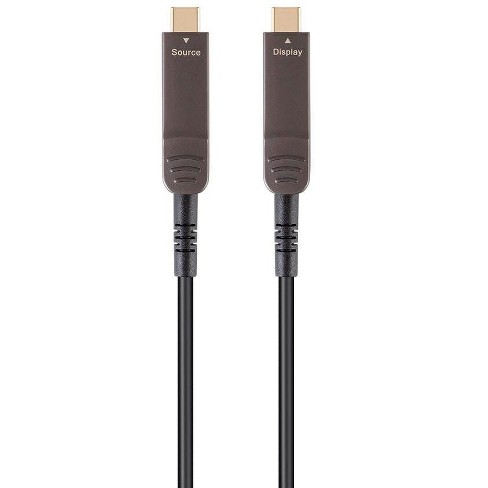 15M 25M Type C Fiber Optic USB C to USB C Cable,Dose not support data  transmission, only audio and video