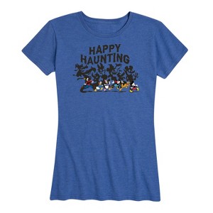 Women's - Disney - Happy Haunting Short Sleeve Graphic T-Shirt - 1 of 4