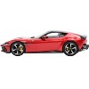 Ferrari 12Cilindri Rosso Imola Red with Black Top with DISPLAY CASE Limited Edition to 200 pieces 1/18 Model Car by BBR - 3 of 4