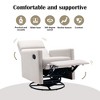 Whisen Modern Upholstered Rocker Glider Recliner Chair - 4 of 4