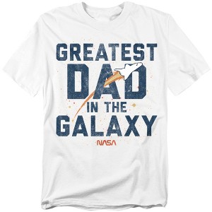 Nasa Father's Day Greatest Dad In The Galaxy Adult T-Shirt - 1 of 4