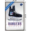 Trends International NHL New York Rangers - Drip Skate 21 Framed Wall Poster Prints - 3 of 4