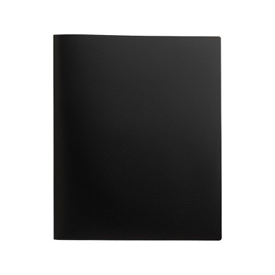 Staples Poly 2-Pocket Presentation Folder Black (21625-CC/20643) 654245