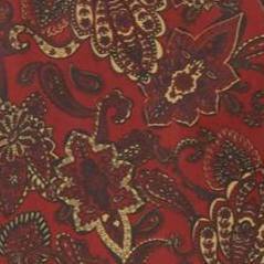 deep burgundy paisley