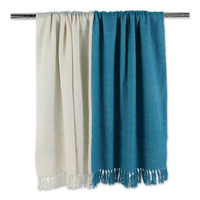 50"x60" Four Square Woven Throw Blanket with Fringe - Design Imports, 2 of 8
