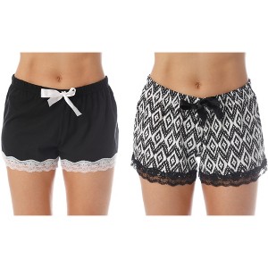 Just Love Women’s Pajama Shorts – Soft Cotton Lounge Sleep Shorts with Drawstring Waist - 1 of 3