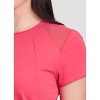 RBX Active Women's Short Sleeve T-Shirt Quick Drying Workout Top with Mesh Panels - 3 of 4